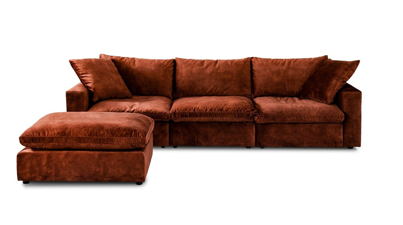 Puf kwadratowy LAZY - kolor do wyboru Nordic Line    Eye on Design