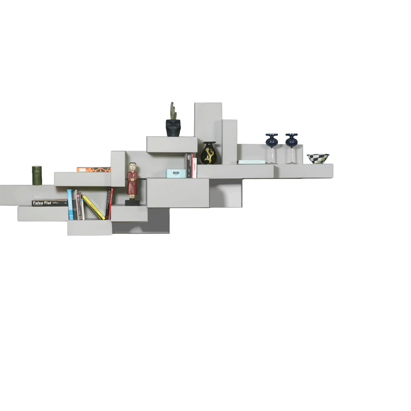 Półka na książki PRIMITIVE szary Qeeboo    Eye on Design