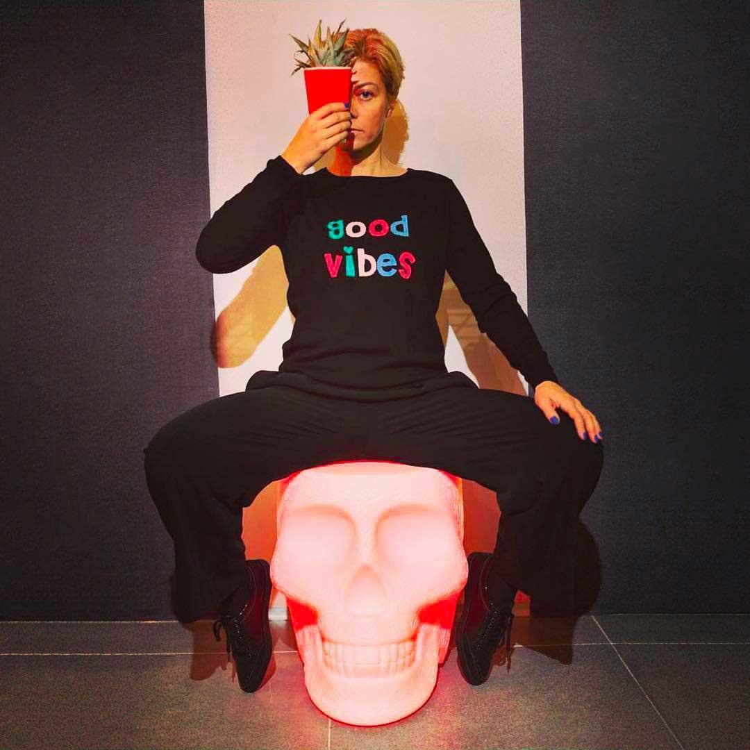 Stołek MEXICO LED biały Qeeboo    Eye on Design